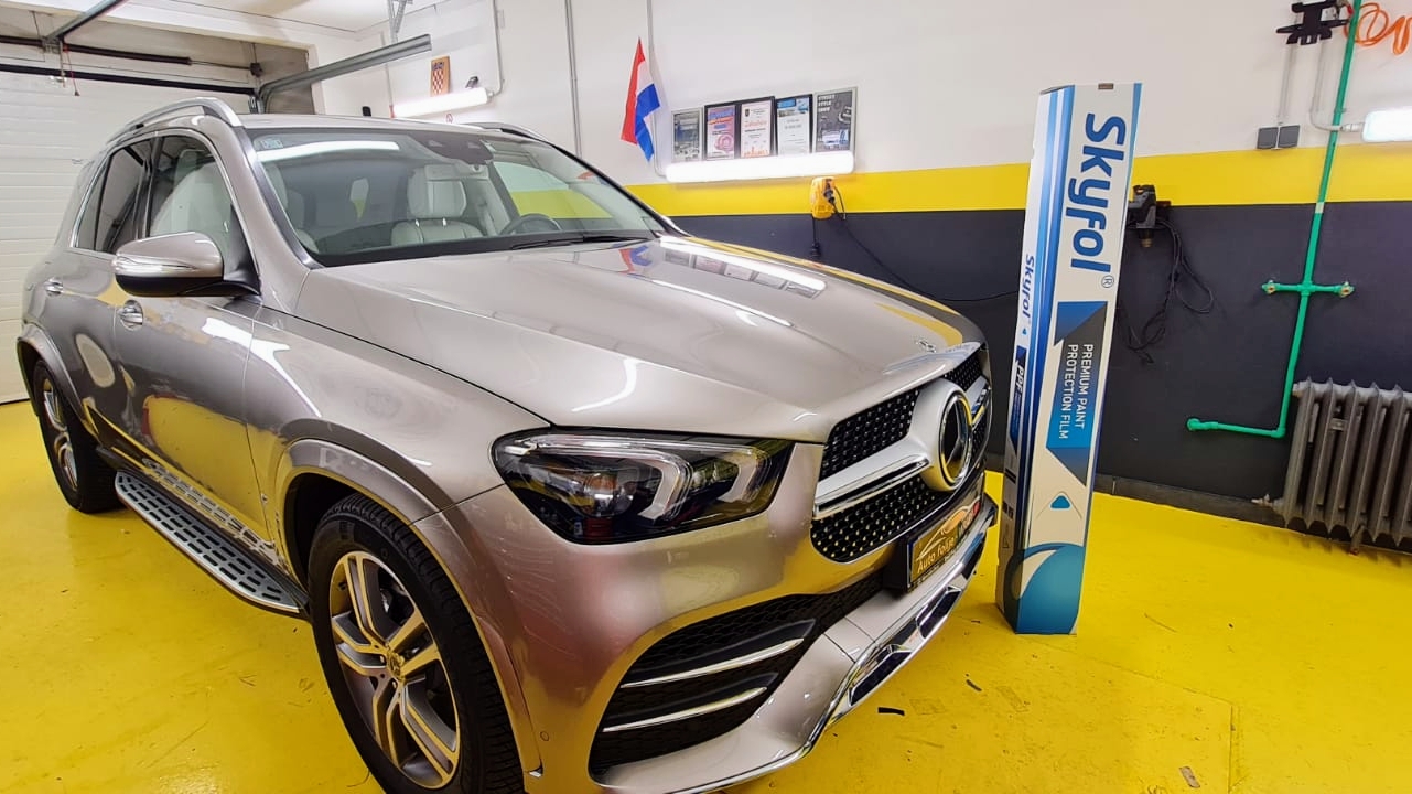 Mercedes GLE u radioni WRAPP uz Skyfol PPF foliju